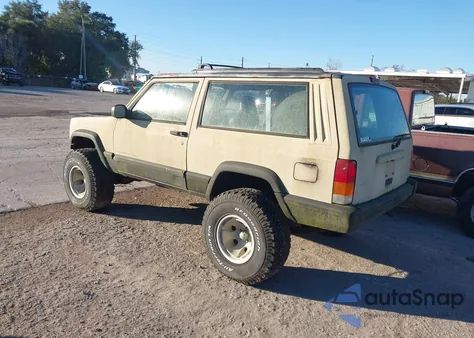 1999 Jeep Cherokee Sport из США, поврежденный, VIN 1J4FF67S8XL614591